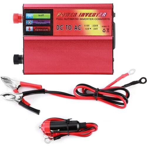 3000W DC 12V To AC 220V/110V Portable Car Power Inverter Charger Converter Adapter Universal Car Accessories