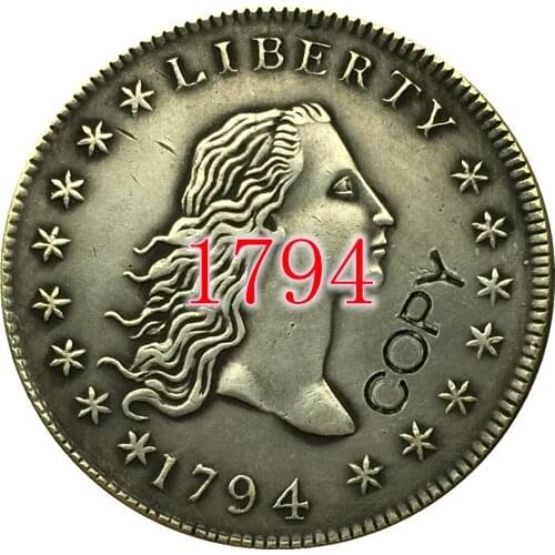 USA 1794 Flowing hair Dollar type 1 Copy Coins