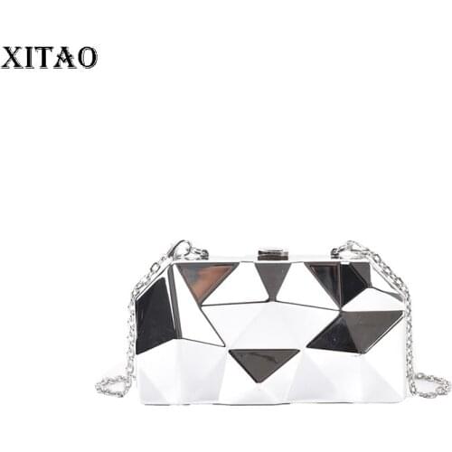 XITAO Chain Shoulder Bag 2021 New Trendy Spring Womens Messenger Bag Synthetic Leather Minority Elegant Loose Bag WMD2628
