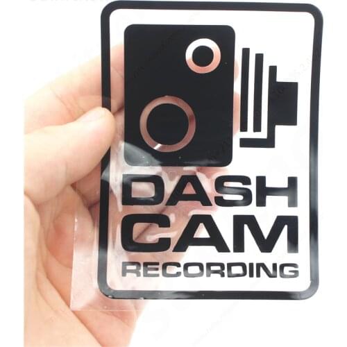 1pc Dash Cam Recording Car Warning Sticker Styling Window Decals Decoration For BMW AUDI FORD TOYOTA HONDA KIA SEAT VOLVO OPEL