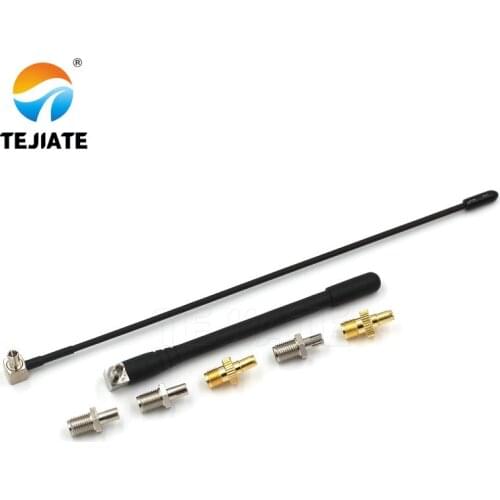 1PCS RF Coaxial Connector SMA-K-KRP-J To TS9-J Adapter Bent Header Antenna Terminal Gold/Nickel Plated