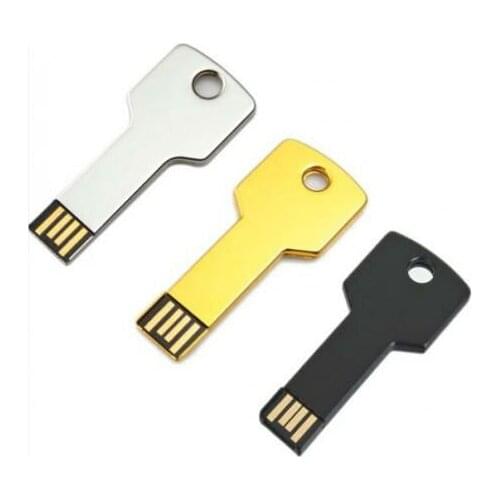 100PCS High quality USB 2.0 2GB4GB8GB16GB engraved /printing customs logo key shape usb flash drive