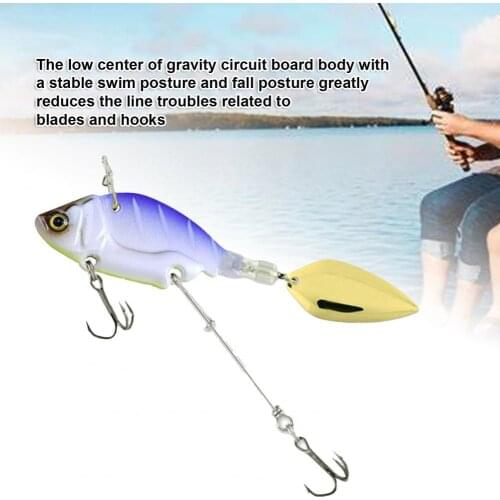 13.6g Sequins VIB Fishing Lure Sinking Powerful Hook Vibration Lipless Crankbaits Artificial Hard Bait for Outdoor