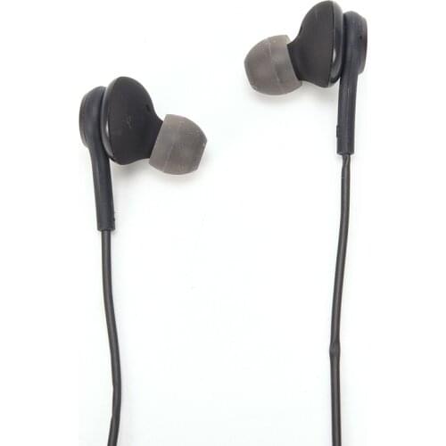 3.5mm With Mic Super Bass Music In Ear Stereo Earphone Earbuds 1.2m Black earphone For Samsung
