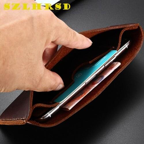 Genuine Leather Wallet Case for ASUS ZenFone 4 Max HD ZB500TL Cases Phone bag For Cover Retro card holder