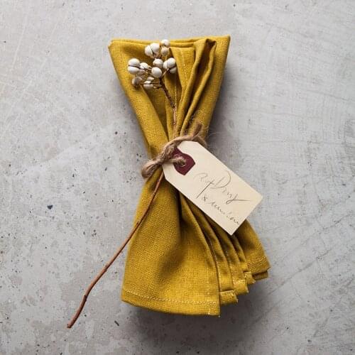 Leyeechi Linen Napkins For Serving