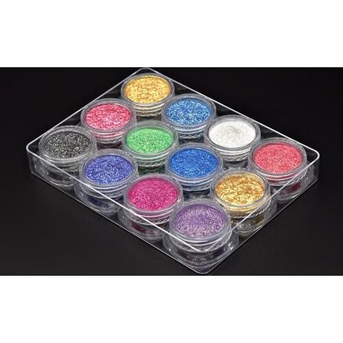 Wholesale bulk mica glitter eco friendly Mica pigment eyelash glitter for Nail DIY Decoration Kit