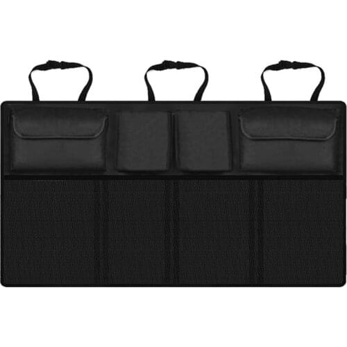 Car Trunk Organizer Adjustable Backseat Storage Bag Multi-use Oxford Automobile Seat Back Organizers Universal Bottle Pocket