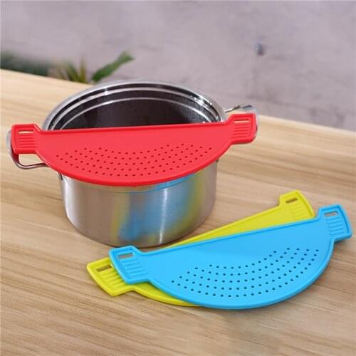 Plastic Pot Funnel Teapot Water Filters Rice Accessories Handle Type Fruit Vegetable Washing Colander Kitchen Gadgets Supplies