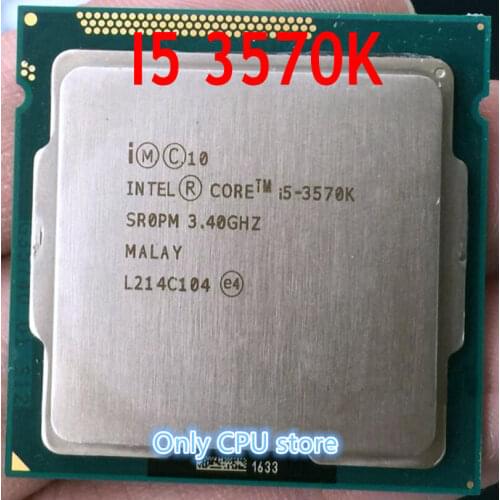 Free shipping I5-3570K I5 3570K 3.4GHz LGA 1155 22nm 77W quad Core Desktop CPU Processor scrattered pieces