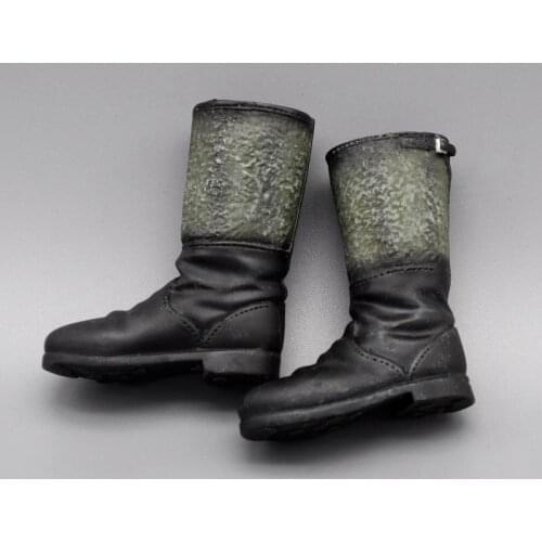 Hot Sales 1/6th DML DID SS World War II German Soviet Army General High Boots Shoes For Mostly 12 inch Doll Soldier Collection