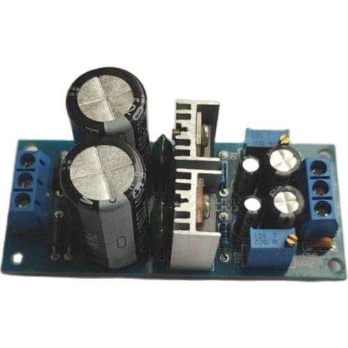 LM317 LM337 voltage regulator module positive and negative voltage output adjustable regulated power supply