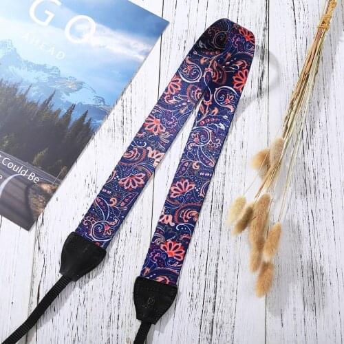 DSLR SLR Camera Retro Ethnic Style Multi-color Series Shoulder Neck Strap Camera Strap for Canon for Fuji for Nikon about 150cm