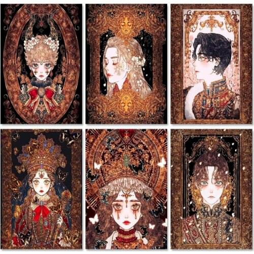 SDOYUNO Acrylic Painting By Numbers For Adults With Frame 60x75cm Abstract Girls Modern Wall Art Picture By Numbers For Diy