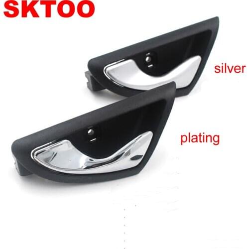 SKTOO 4PCS/lot Front Rear Left Right Inner Interior Door Handle for JAC J3 J3S Turin 2009~2015