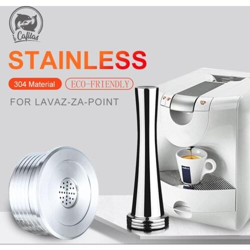 ICafilasSVIP Compatible Coffee Machine/Espresso Capsule For Lavazza Reusable Coffee Capsule Refillable Filter Pods