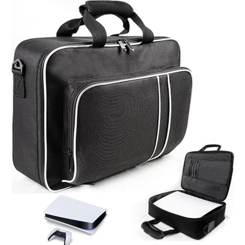 For PS5 DUALSHOCK5 Game Console Bag Portable Storage Bag For PlayStation 5 Console Protect Shoulder Carry Bag Handbag Case