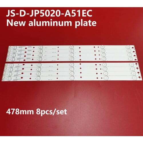 LED Backlight strip 5 Lamp For PHILIPS 50"TV D50-F2000 JS-D-JP5020-A51EC B51EC