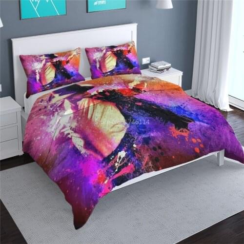 Michael Jackson 3D Printed Duvet Cover Comforter Cover with Pillowcases Set Twin Full Queen King Size Bedding Set Home Textile