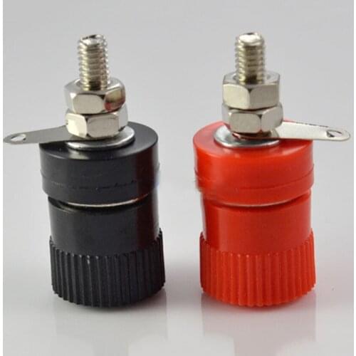 1 Pair 4mm Binding Post Speaker Terminal Banana Plug Socket Jack Connectors