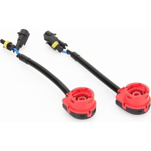 2pcs D2S D2C C2R D4S D4C D4R Xenon wiring for HID Bulb Socket Cable Adaptor Harness Adaptor