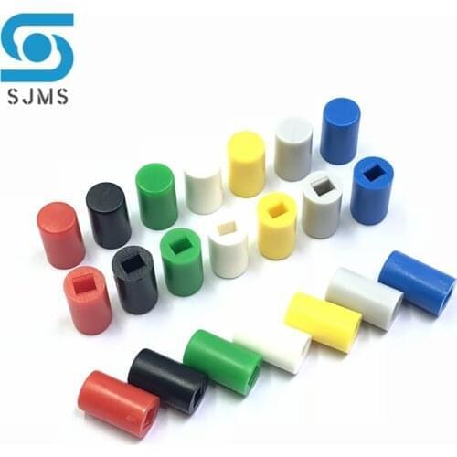 20Pcs A04 Switch Caps Tactile Push Button Switch Cap 10*6mm Applies to 5.8*5.8 7*7 8*8 8.5*8.5 Self-Locking Switch Button Cap