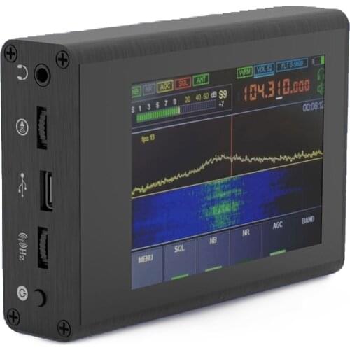 3.5Inch IPS Display Touching Screen Digital Signal Receiver Portable Radio Receiver Malachite SDR Aluminium Alloy Shell Radio