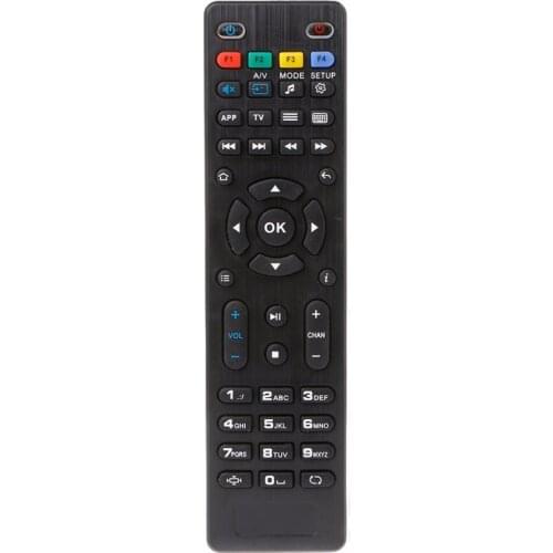 ALITER IR Remote Control For MAG 250 254 256 260 261 270 275 Smart TV IPTV Replacement telecommande Black Plastic