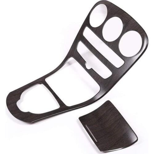 Car Center Console Gear Shift Panel Frame Cover Trim For Mercedes Benz C Class W205 C180L C200L Long Wheelbase 2015-2017