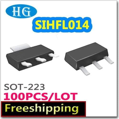 Power Supply smd SIHFL014 100pcs SOT223 N-channel 60V 2.7A pdf inside mosfet New Original
