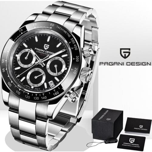 2021 New PAGANI Design Quartz Watch Mens Top Luxury Brand Mens Watch Fashion Sapphire Glass Stainless Steel Waterproof Watches