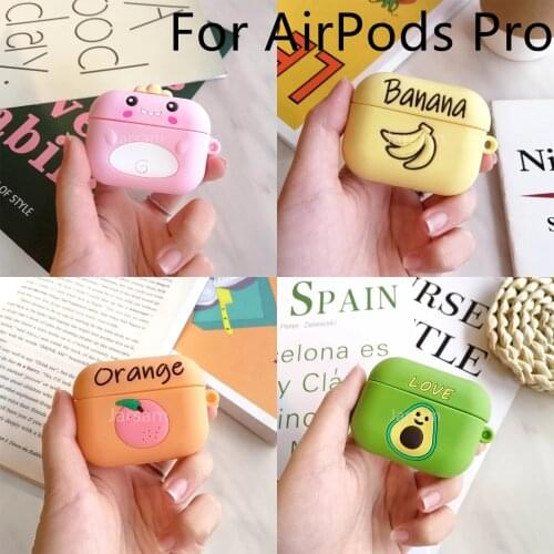 Case orange For Airpods Pro Case Liquid Silicone Wireless Headphone Case for airpod 3 Case Cover For Air Pods 3 Earphone