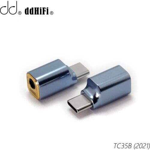 DD ddHiFi All-New TC35B (2021) USB Type-C to 3.5mm Headphone Adapter for Android Phone Huawei Xiaomi Samsung, 384kHz/32bit