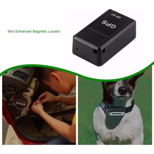GF07 Mini Enhanced Magnetic Positioner Car GPS Locator Anti-Lost Record Tracking Device Magnet Adsorption Function