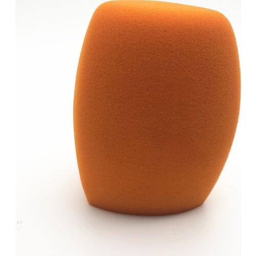 Linhuipad Orange Interview Mic Foam windscreen Handheld windshield For TV station broadcasting Video Mic covers :Diamete 4 CM