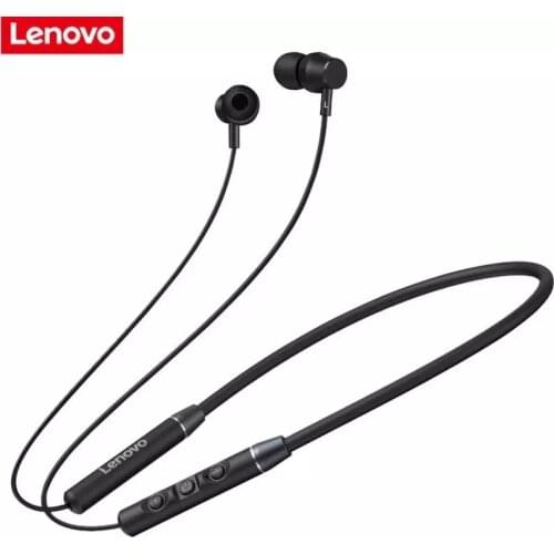 Original Lenovo QE03 Wireless Bluetooth Earphone V5.0 Waterproof Sports Running Headset Magnetic Design Neckband Stereo Earbuds