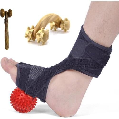 Foot orthoses rectifier shoes foot massage ball inside and outside double stroke hemiplegia rehabilitation equipment