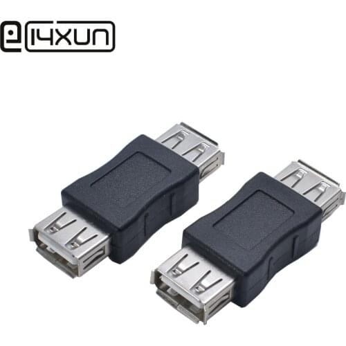 1/2/5Pcs USB 2.0 Type A Female to Female Coupler USB Adapter Connector to F / F Converter
