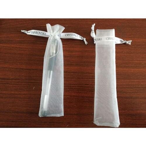 Customized logo organza pouch Drawstring bag Cosmetics packaging bag Nail Polish Gift Bags free shipping