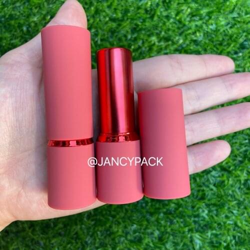 Empty Lipstick Tube Lip Balm Container Cosmetics Rubber Paint Buckle Round Tube Cosmetic Containers For DIY Travel Bottle