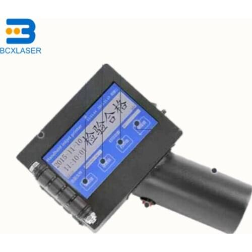 Hand held ink jet printer batch expiry date coding machine