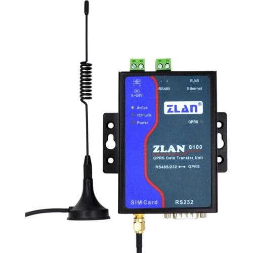 GPRS serial port server RS232/485 serial port to GPRS DTU wireless data transmission module