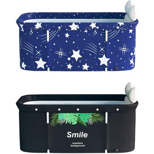 Folding Bathtub Set Portable Soaking Bathing Tub Adult Bath Bucket Household Bath Sweat Bath Bucket Portable Bath Bucket