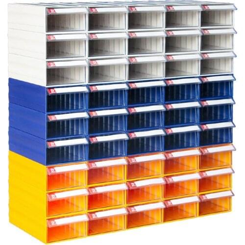 Stackable Large Size Thick Plastic Storage Boxes Home Cabinet Combined Drawer Component Parts Box Building Block Material Boxes