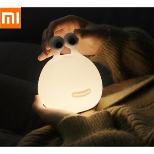 Bedroom silicone pat decompression lamp baby sleep eye lamp bedside night light