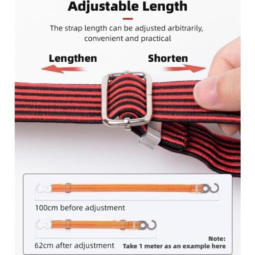 X7AE Car Tension Rope Tie Down Strap Ratchet Belt Luggage Bag Cargo Lashing With Metal Buckle Tow Rope Tensioner