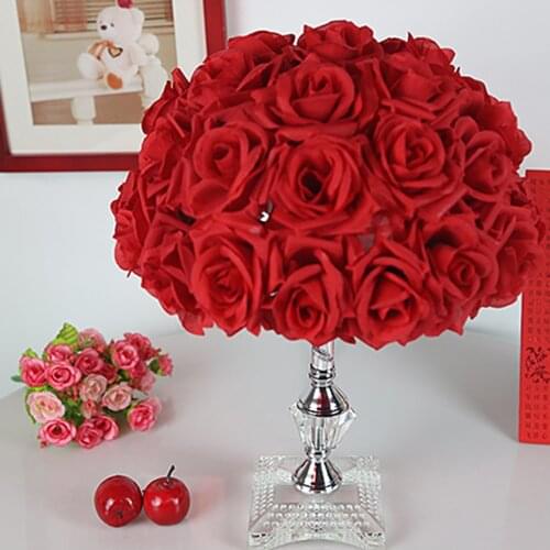 Wedding Decoration Rose Table Lamps Home improvement Bedroom Living Room Creative Gift Modern Europe Luxury Light Princess dream