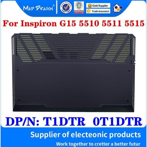 T1DTR 0T1DTR For Dell Inspiron G15 5510 5511 5515 Gaming Laptop Access Panel Door Cover Bottom Cover Base Lid Back Shell Black