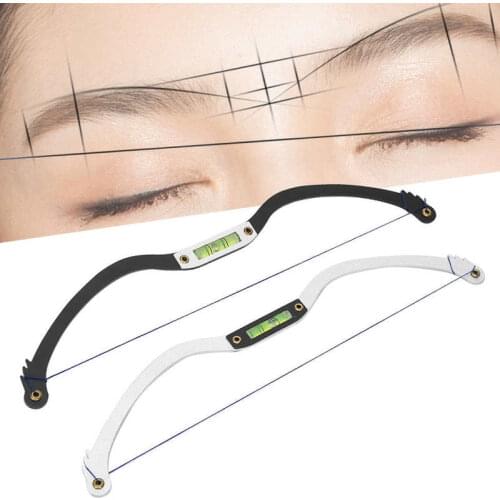 Eyebrow Tattoo Positioning Ruler bow and arrow line ruler Eyebrow Mapping Measuring Tool Semi Permanent Microblading makeup Tool