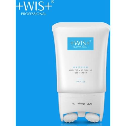 WIS Brighten And Lifting Firming Neck Cream Replenishment Fade Neckline Wrinkle Nourishing Skin Whitening V-Type Massager